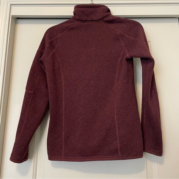 Patagonia Women’s Better Sweater Quarter Zip XS Maroon Sweater Dark Red Oxblood - Picture 2 of 7
